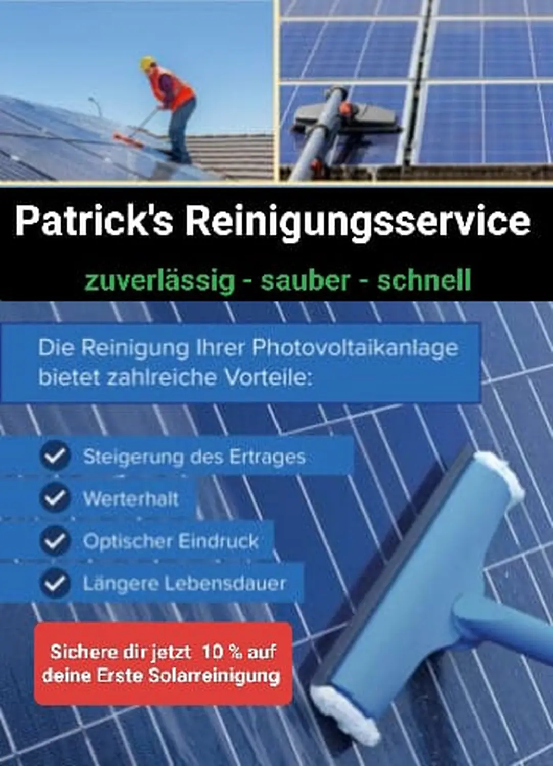 Wintergarten-Glasreinigung durch Patricks Reinigungsservice 